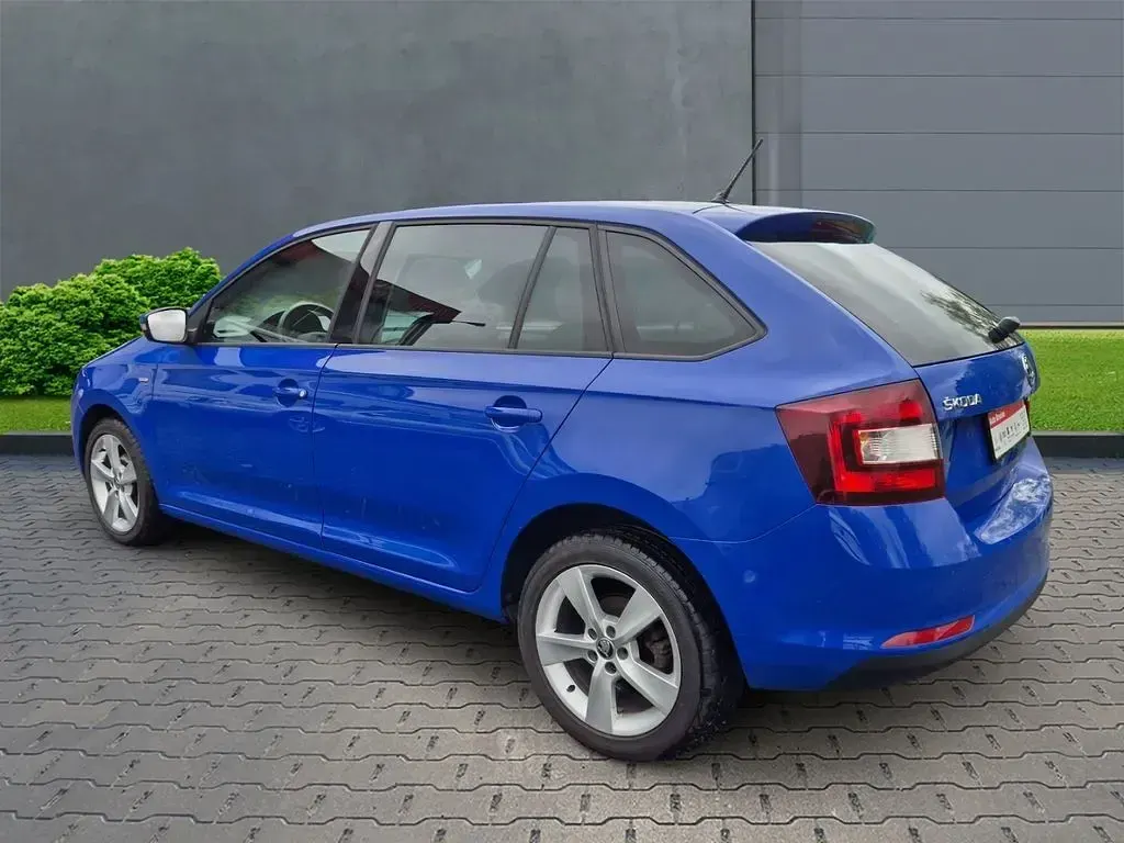 Gebraucht Skoda Rapid Clever 90 PS (66 kW) 2018 Blau Kleinwagen