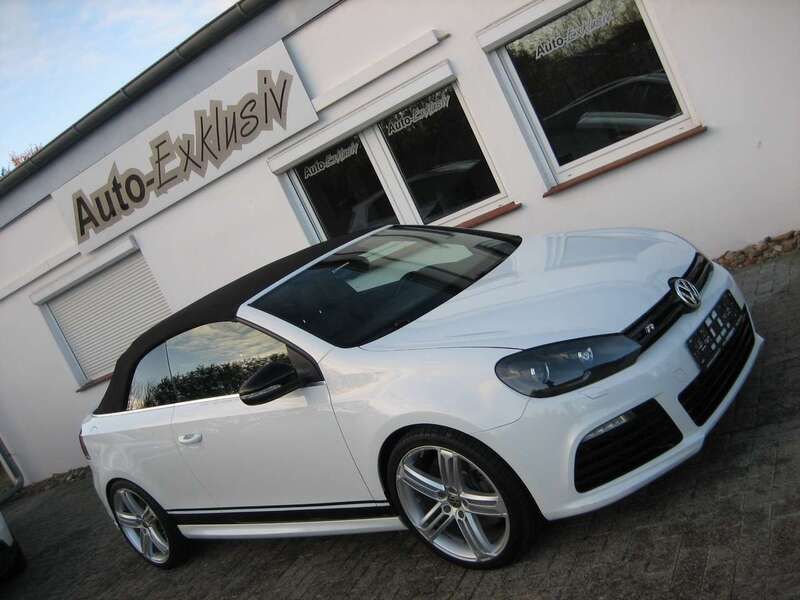 Weiß Gebraucht 2013 VW Golf Cabriolet R Cabrio | 19.900 € (Teuer) - Bild 1/4