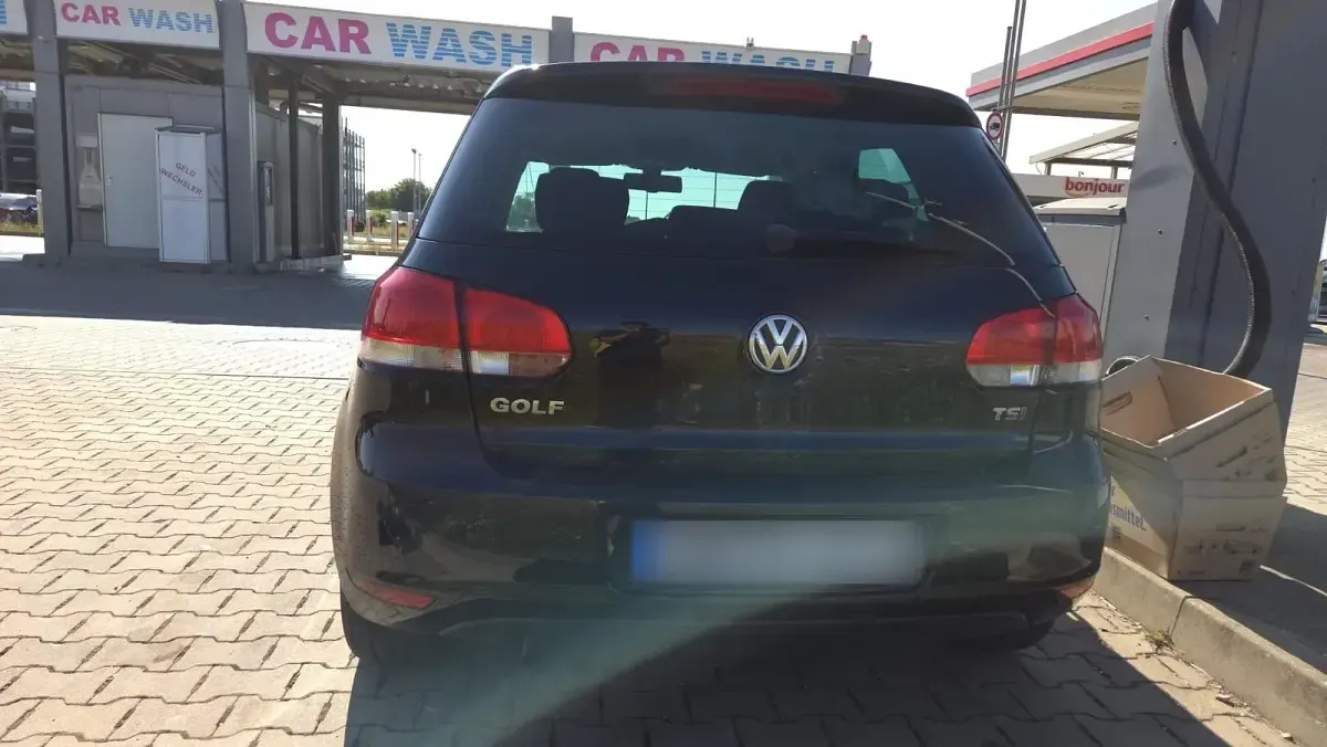 Gebraucht VW Golf VI Team 2010 Schwarz Kleinwagen