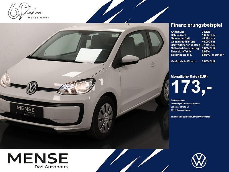 Gebraucht VW up! move up! 60 PS (44 kW) 2019 Weiß Kleinwagen