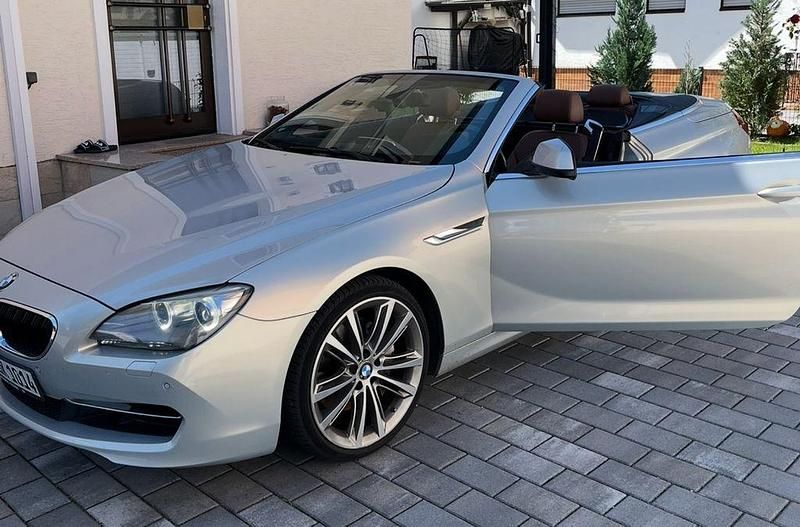 Silber Gebraucht 2012 BMW 640 Cabriolet Cabrio | 22.950 € (Fairer Preis) - Bild 1/4