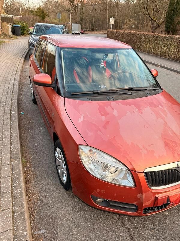 Gebraucht Skoda Fabia 60 PS (44 kW) 2008 Orange Limousine