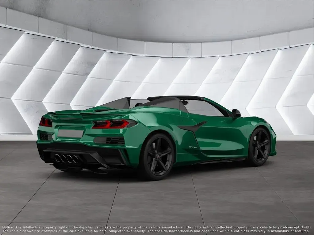 Neu Corvette C8 482 PS (354 kW) 2026 Grün Cabrio