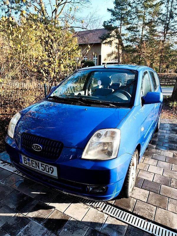 Blau Gebraucht 2008 Kia Picanto Kleinwagen | 899 € (Guter Preis) - Bild 1/4