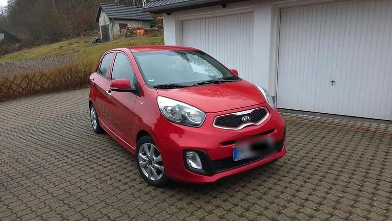 Gebraucht Kia Picanto Platinum 86 PS (63 kW) 2015 Rot Kleinwagen