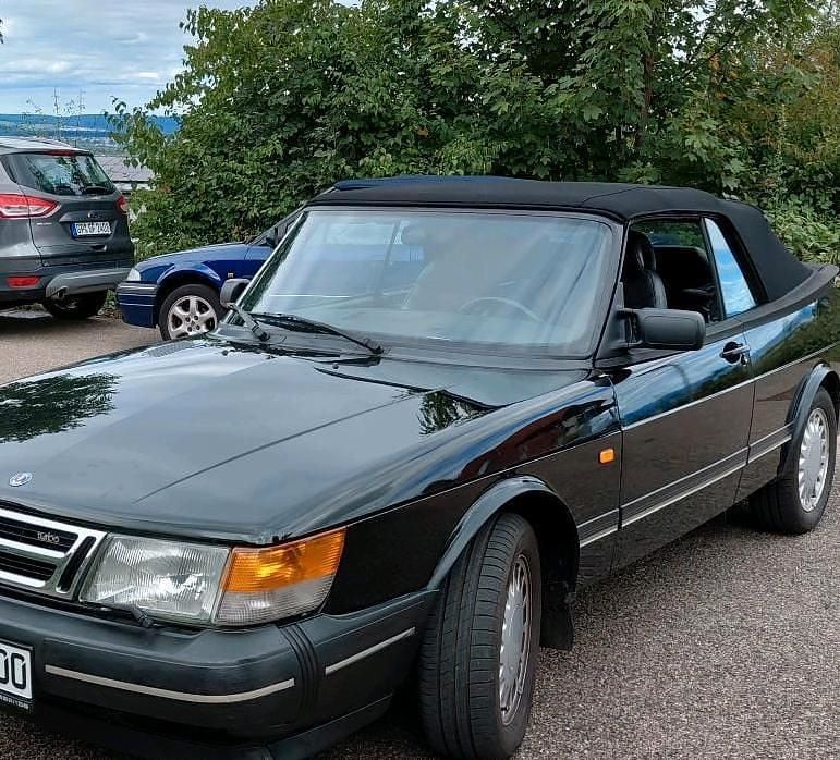 Schwarz Gebraucht 1993 Saab 900 Cabriolet Cabrio | 13.990 € - Bild 1/4