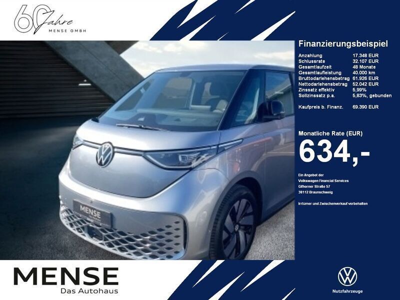 Monosilber Neu 2025 VW ID. Buzz Goal Van | 69.390 € (Fairer Preis) - Bild 1/4