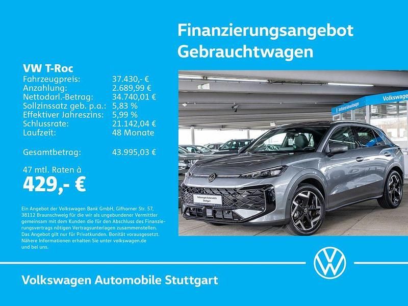 Gebraucht VW T-Roc R-line 150 PS (110 kW) 2026 Grau SUV