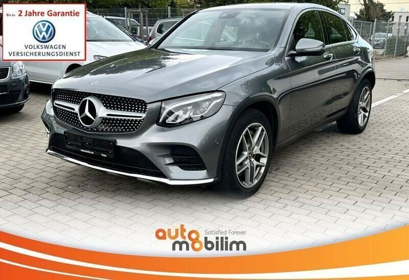 Selenitgrau Gebraucht 2018 Mercedes GLC220 AMG Coupé | 32.429 € (Guter Preis) - Bild 1/4