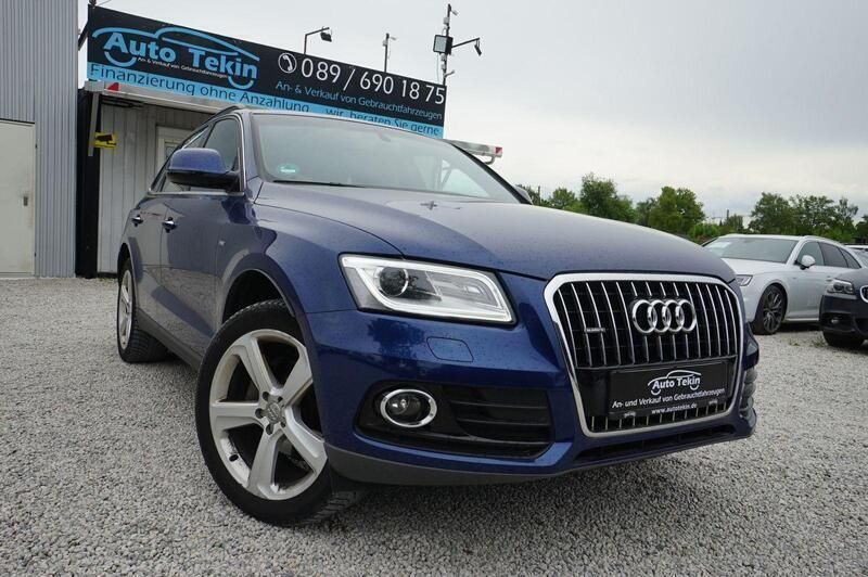 Blau Gebraucht 2015 Audi Q5 S-Line SUV | 14.950 € (Guter Preis) - Bild 1/3