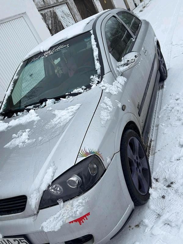 Gebraucht Opel Astra OPC 125 PS (91 kW) 2003 Silber Coupé