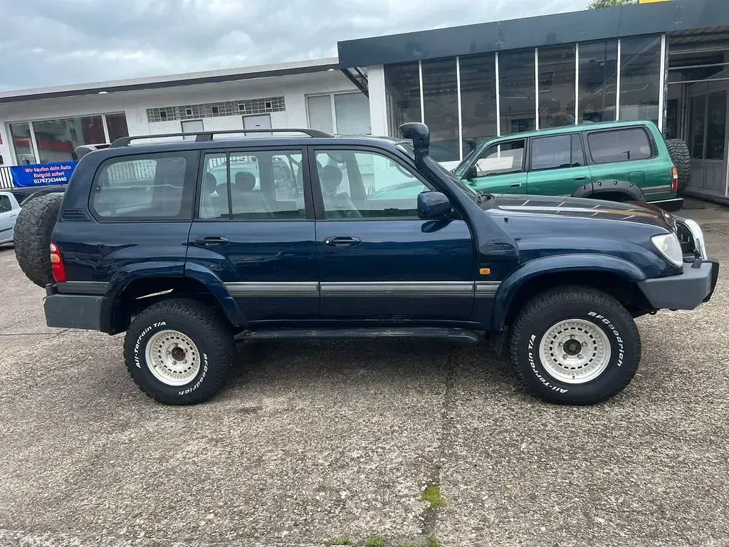 Gebraucht Toyota Land Cruiser 204 PS (150 kW) 1998 Blau SUV