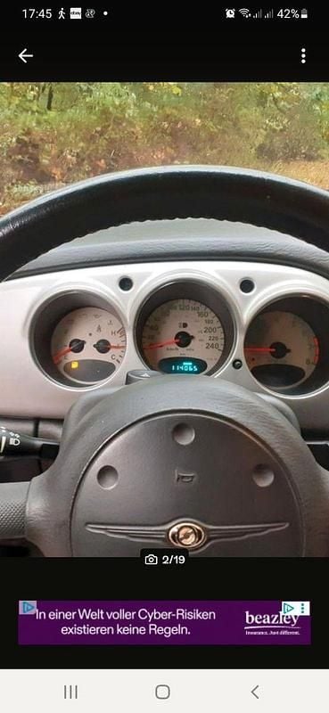 Usado Chrysler PT Cruiser Touring 143 CV (105 kW) 2003 Negro Familiar
