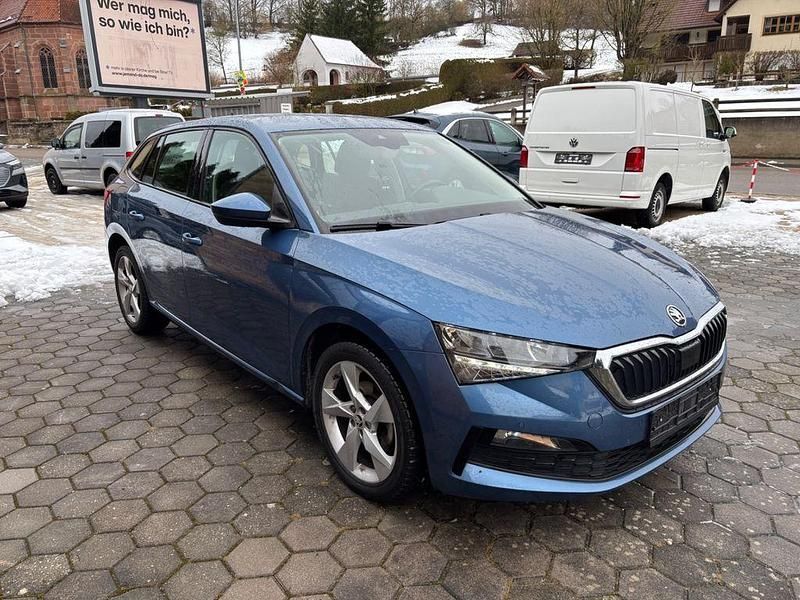 Gebraucht Skoda Scala Ambition 116 PS (85 kW) 2020 Blau Kleinwagen