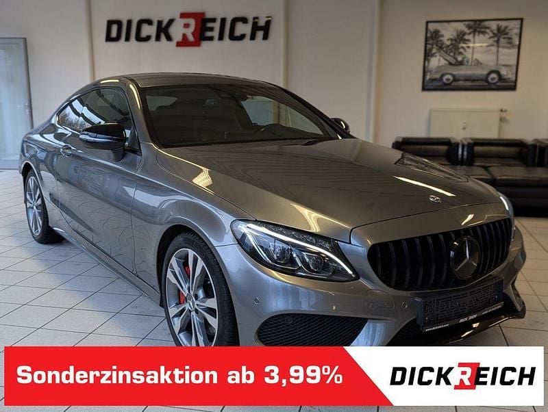 Grau Gebraucht 2018 Mercedes C250 AMG line Coupé | 24.950 € (Fairer Preis) - Bild 1/4