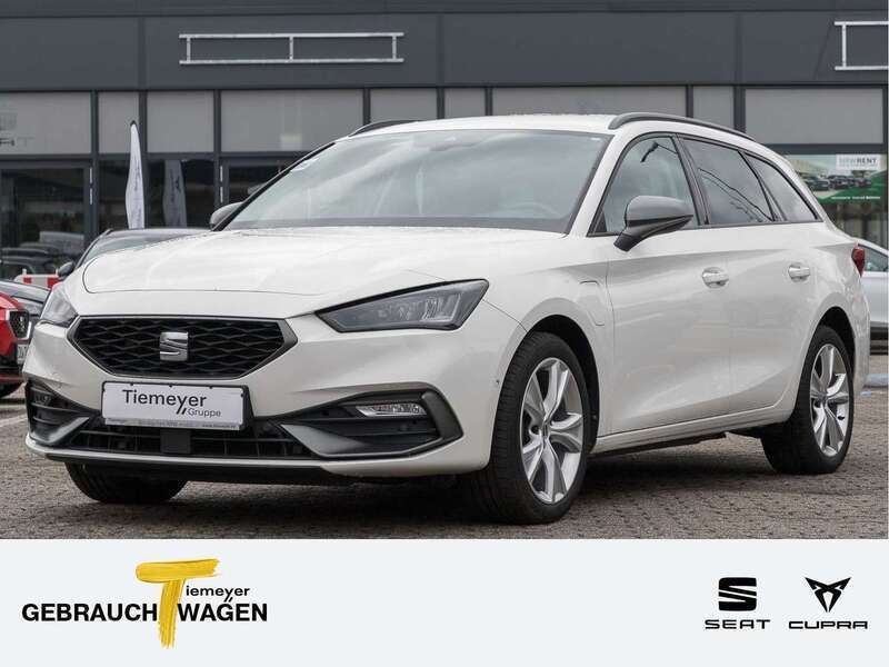 Weiß Gebraucht 2021 Seat Leon ST FR Kombi | 19.480 € (Fairer Preis) - Bild 1/4