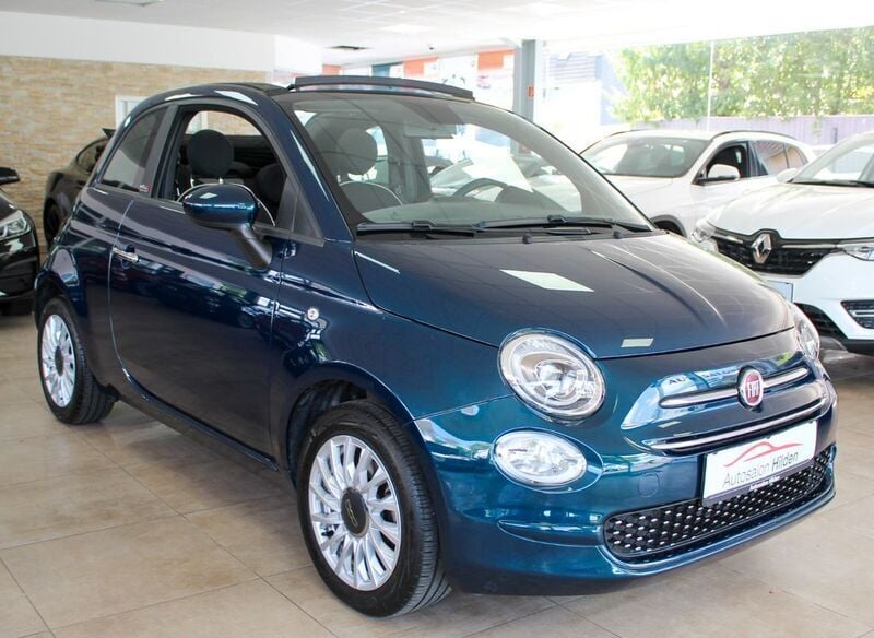 Blau Gebraucht 2021 Fiat 500C Lounge Cabrio | 13.999 € (Fairer Preis) - Bild 1/4