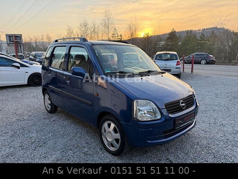 Gebraucht Opel Agila Comfort 75 PS (55 kW) 2003 Blau Van / Kleinbus