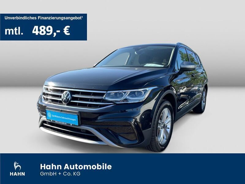Deep black perleffekt Gebraucht 2022 VW Tiguan Allspace Elegance SUV | 38.430 € (Fairer Preis) - Bild 1/3