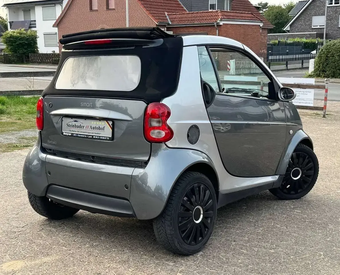 Gebraucht Smart ForTwo Cabrio Basis 61 PS (44 kW) 2005 Tridion silber Cabrio