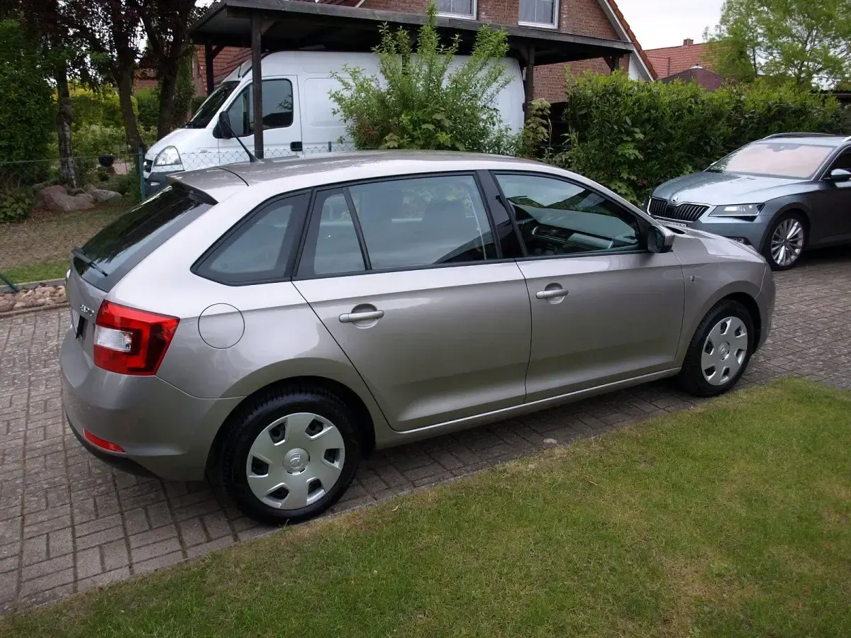 Gebraucht Skoda Rapid Ambition 86 PS (63 kW) 2014 Beige Kleinwagen