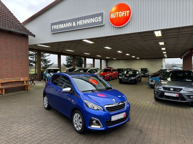 Blau Gebraucht 2019 Peugeot 108 Allure Kleinwagen | 9.900 € (Fairer Preis) - Bild 1/4