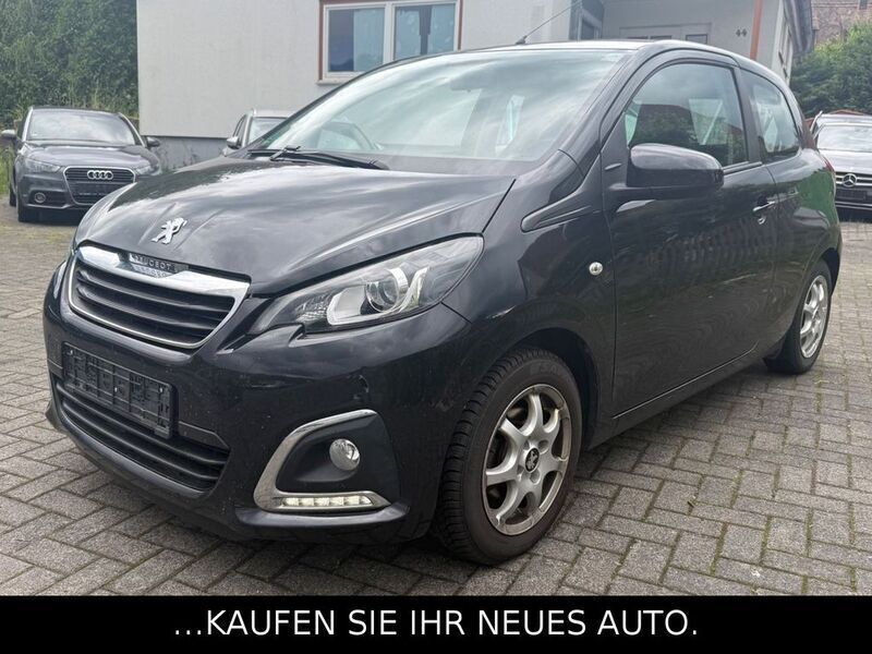 Gebraucht Peugeot 108 Allure 82 PS (60 kW) 2016 Schwarz Kleinwagen