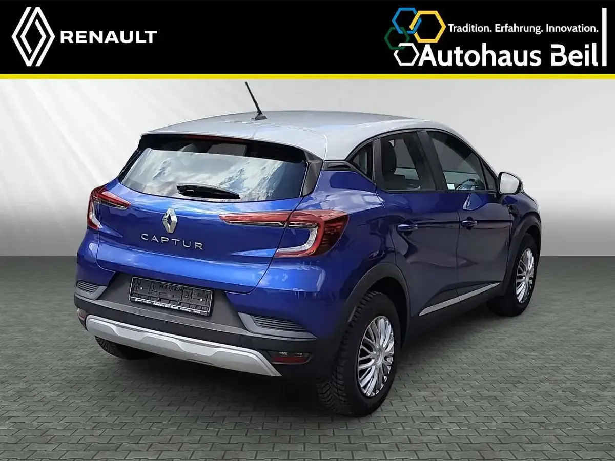 Gebraucht Renault Captur Experience 91 PS (66 kW) 2021 Blue rqh + grey kqa SUV