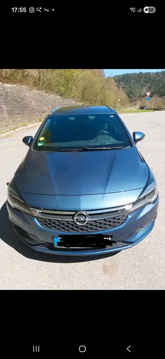 Gebraucht Opel Astra 135 PS (99 kW) 2017 Blau Kombi