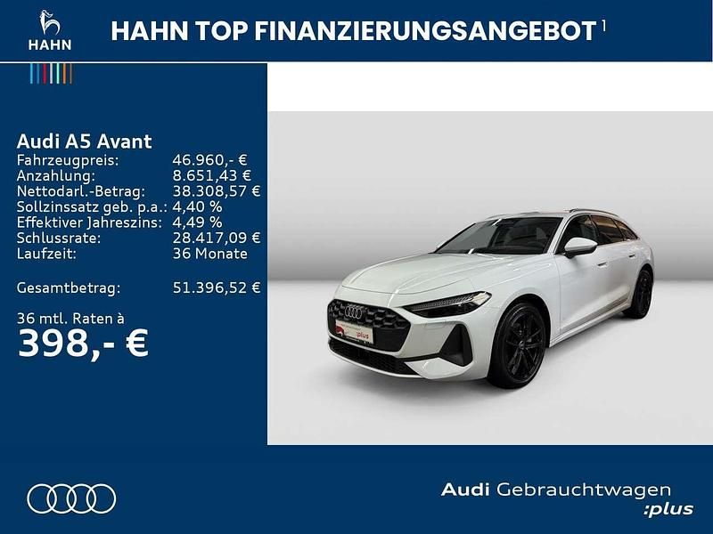 Gebraucht Audi A5 Ambiente 204 PS (150 kW) 2025 Gletscherweiß metallic Kombi