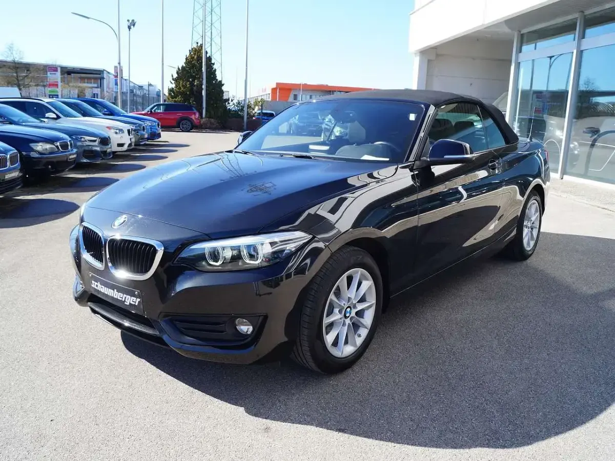 Gebraucht BMW 218 136 PS (100 kW) 2020 Schwarz Cabrio