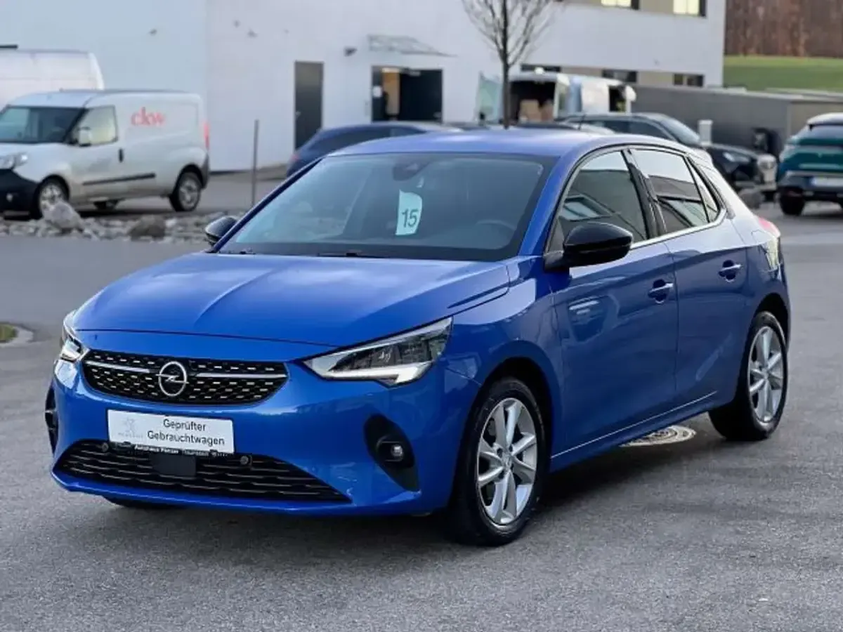 Gebraucht Opel Corsa Elegance 101 PS (74 kW) 2023 Voltaik blau metallic Kleinwagen