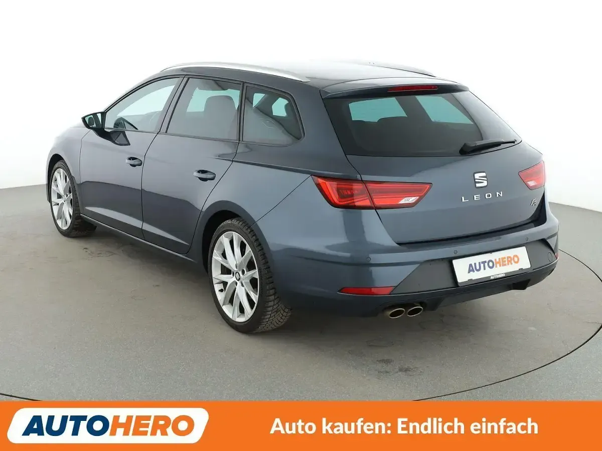 Usata Seat Leon FR 131 CV (96 kW) 2018 Grigio Station wagon