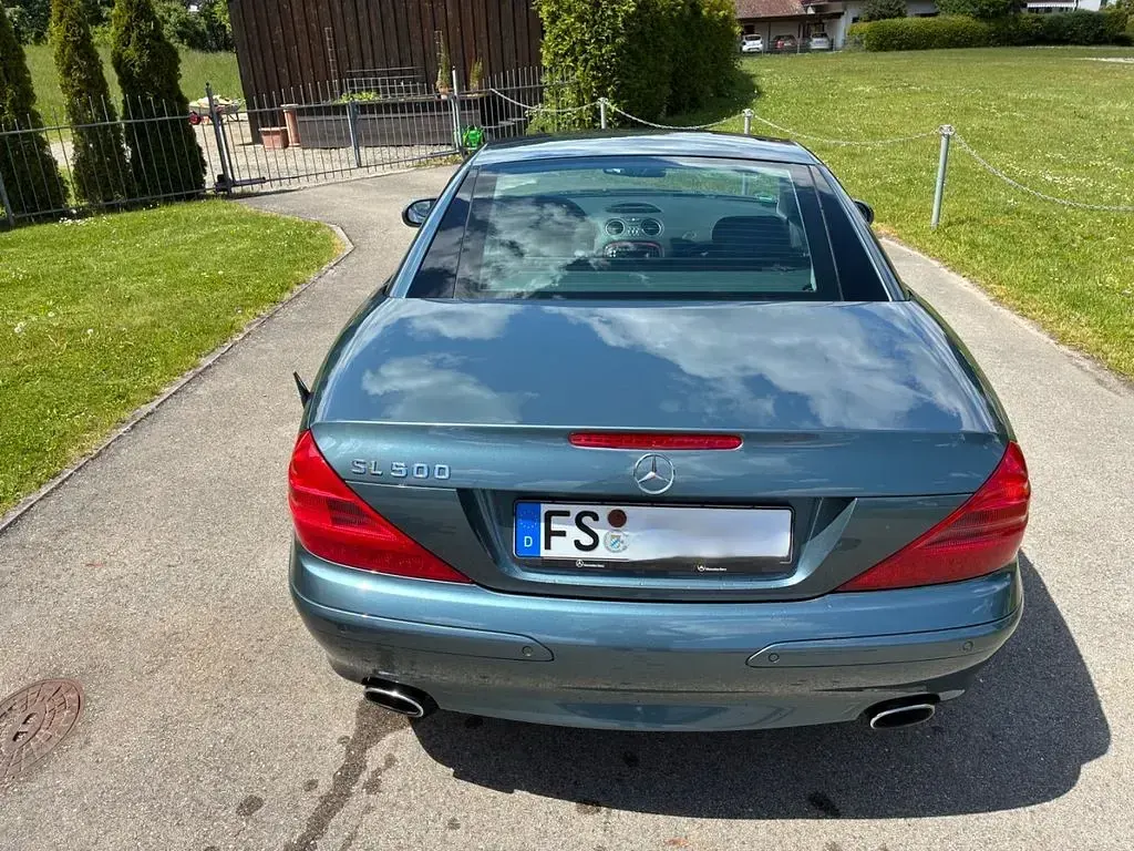 Gebraucht Mercedes SL500 306 PS (225 kW) 2002 Blau Cabrio