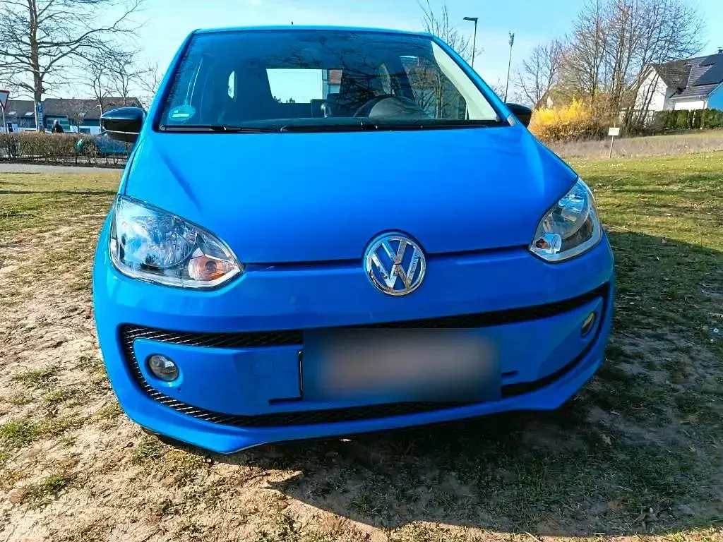 Używany VW up! Cup 60 KM (44 kW) 2014 Niebieski Hatchback