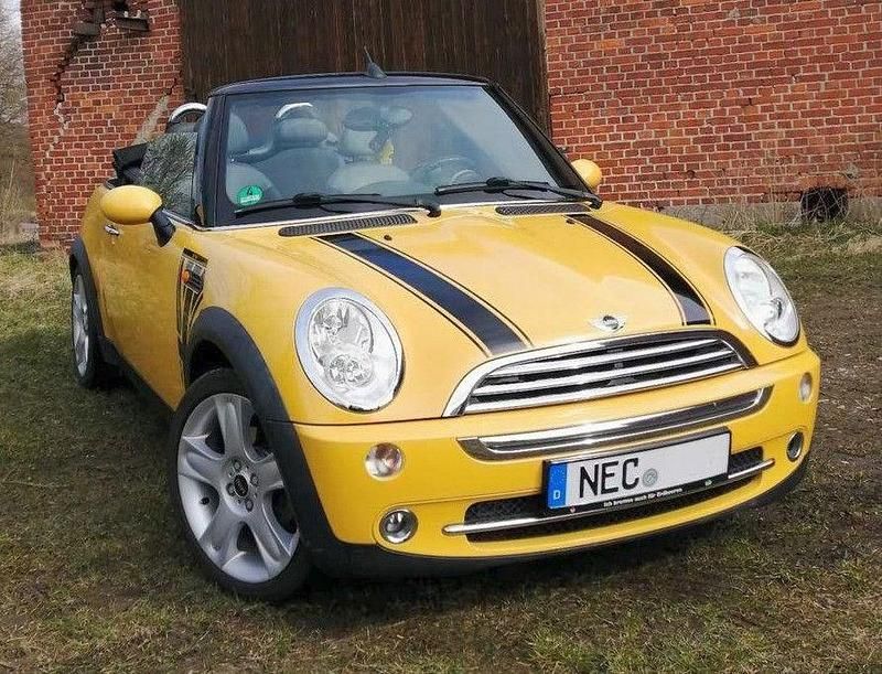 Gelb Gebraucht 2007 Mini One Cabriolet Pepper Cabrio | 4.995 € (Guter Preis) - Bild 1/4