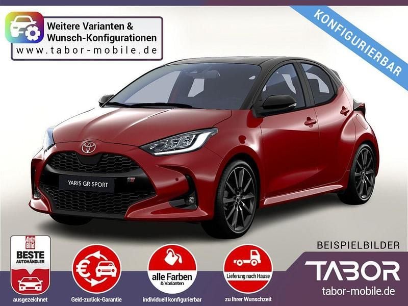 Neu Toyota Yaris Hybrid Sport 131 PS (96 kW) 2025 Dynamic grey metallic / dach s Kleinwagen