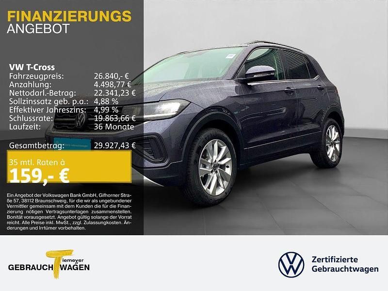 Grau Neu 2025 VW T-Cross Life SUV | 26.840 € (Guter Preis) - Bild 1/4