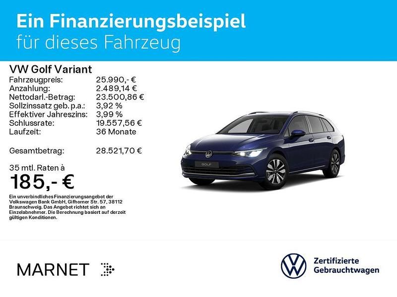Gebraucht VW Golf VIII IQ Drive 131 PS (96 kW) 2024 Blau Kombi