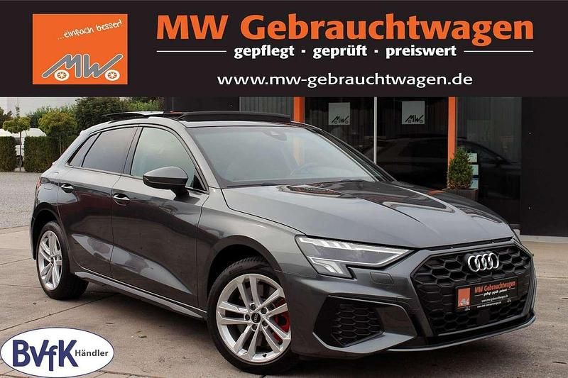 Grau Gebraucht 2021 Audi A3 S-Line Limousine | 26.590 € (Etwas zu teuer) - Bild 1/3