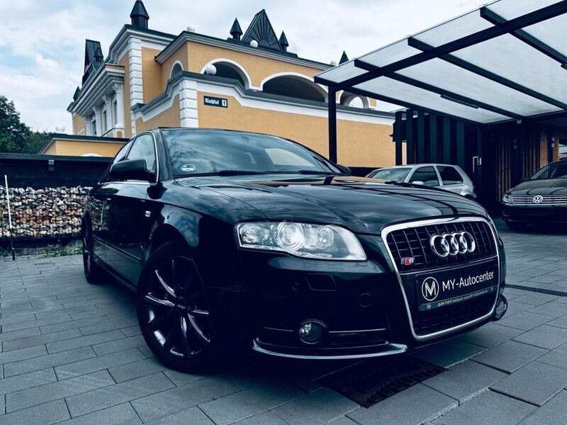 Schwarz Gebraucht 2007 Audi A4 S-Line Limousine | 6.250 € (Fairer Preis) - Bild 1/4