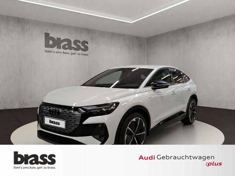 Gletscherweiß metallic Gebraucht 2024 Audi Q4 e-tron SUV | 51.800 € - Bild 1/4