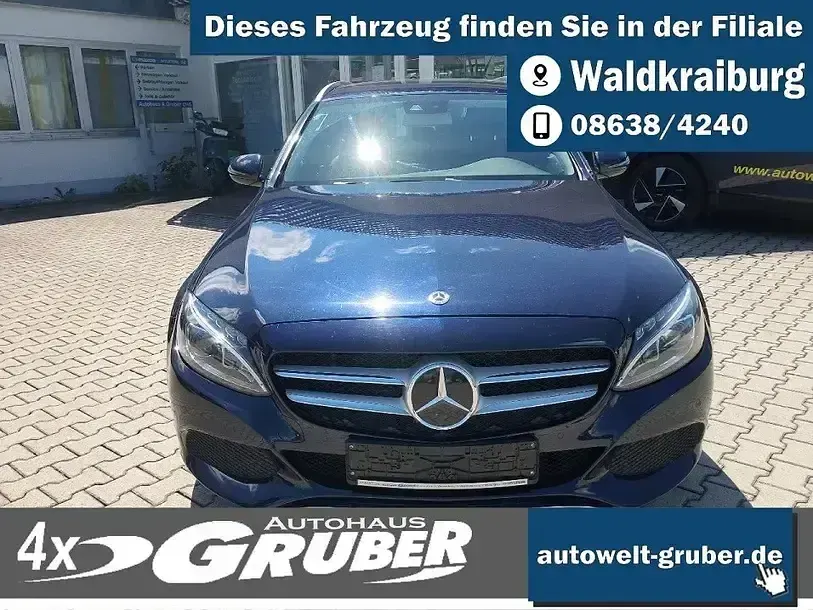 Gebraucht Mercedes C220 Avantgarde 170 PS (125 kW) 2017 Blau Kombi