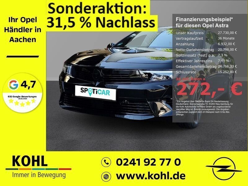 Metallic) (schwarz Neu 2025 Opel Astra GS Line Kombi | 27.730 € (Superpreis) - Bild 1/4