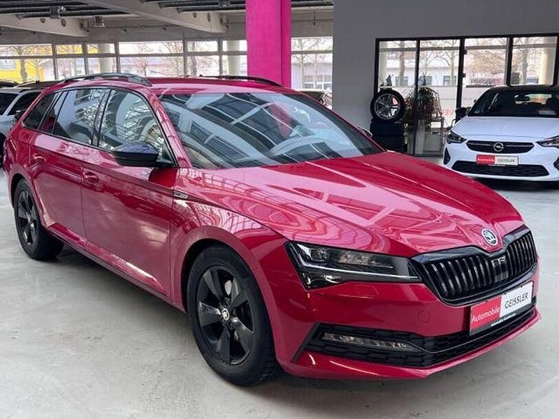 Gebraucht Skoda Superb SportLine 190 PS (139 kW) 2019 Rot Limousine