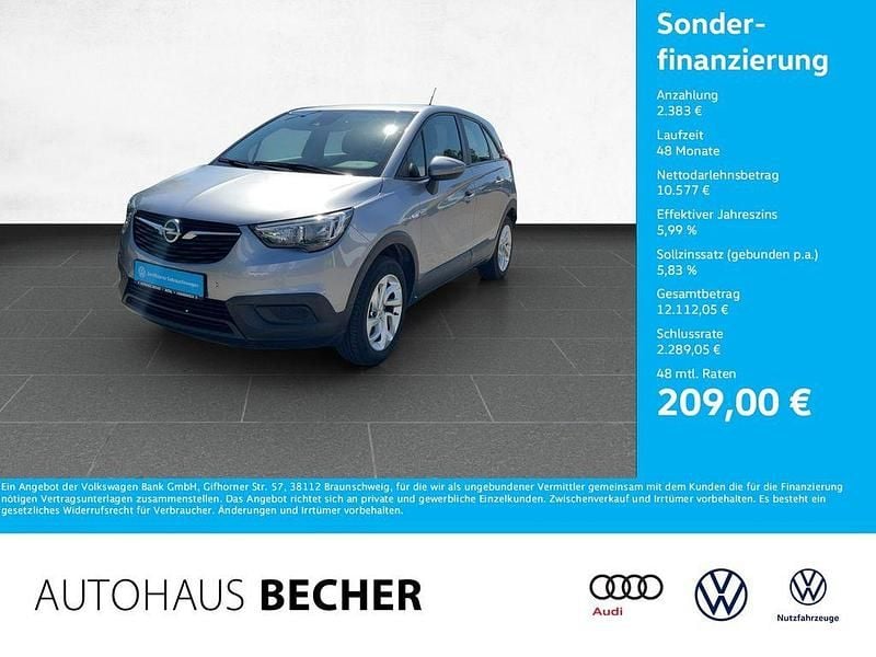 Silber Gebraucht 2020 Opel Crossland X SUV | 12.960 € (Fairer Preis) - Bild 1/4