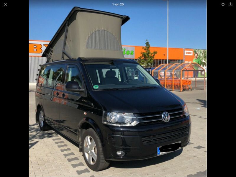 Schwarz Gebraucht 2010 VW T5 Comfortline Van | 37.000 € - Bild 1/4