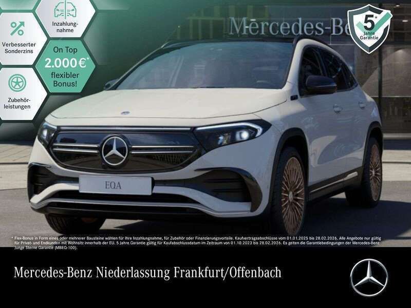 Polarweiß Gebraucht 2022 Mercedes EQA250 Advanced SUV | 32.990 € (Fairer Preis) - Bild 1/3