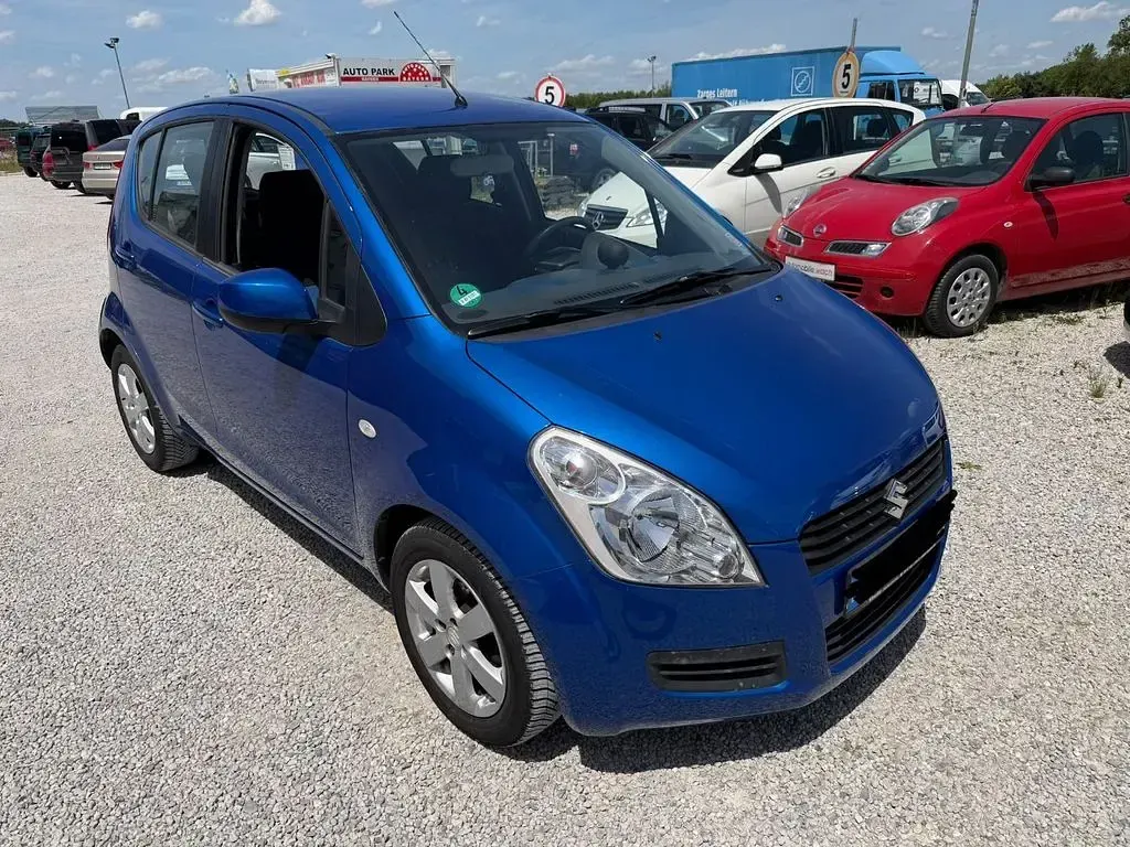 Gebraucht Suzuki Splash Basic 65 PS (47 kW) 2009 Blau Kleinwagen