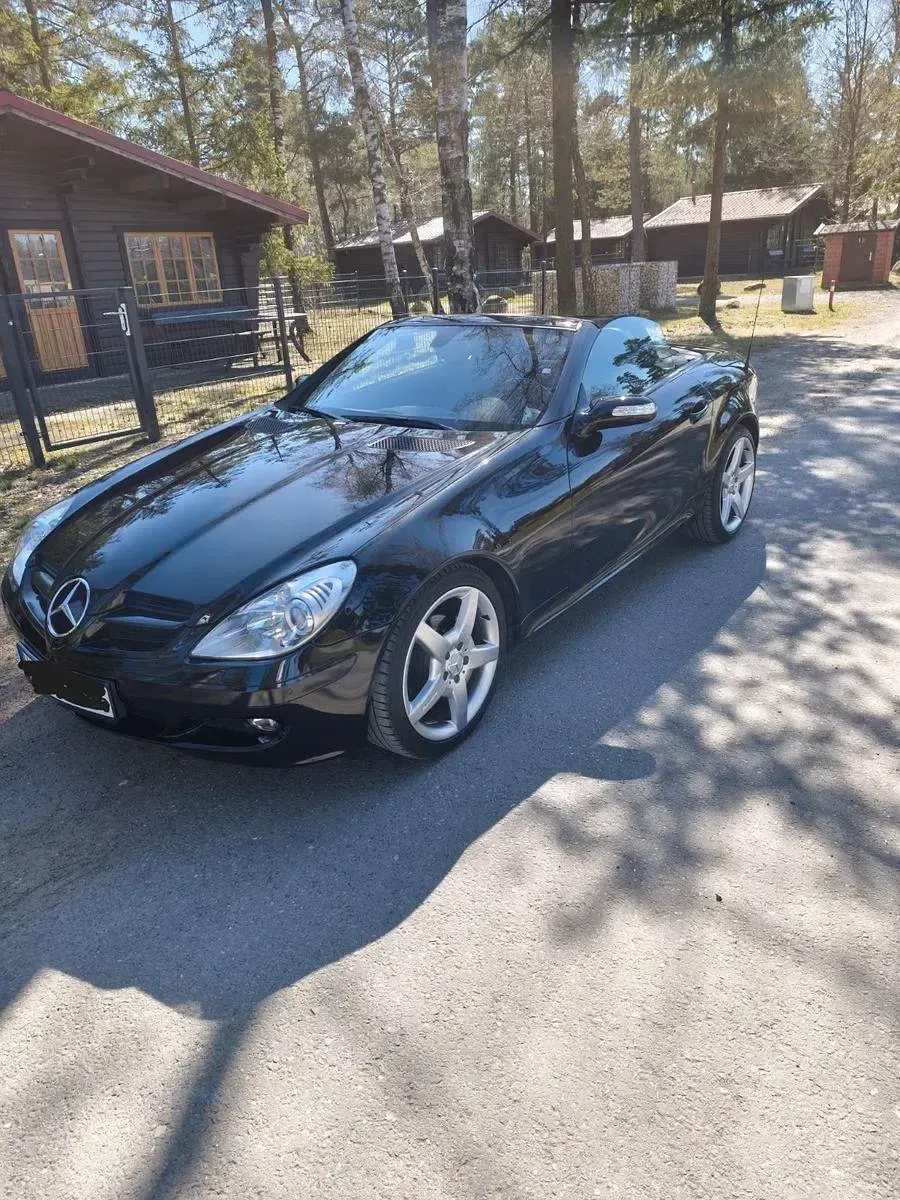 Gebraucht Mercedes SLK200 163 PS (119 kW) 2004 Schwarz Cabrio